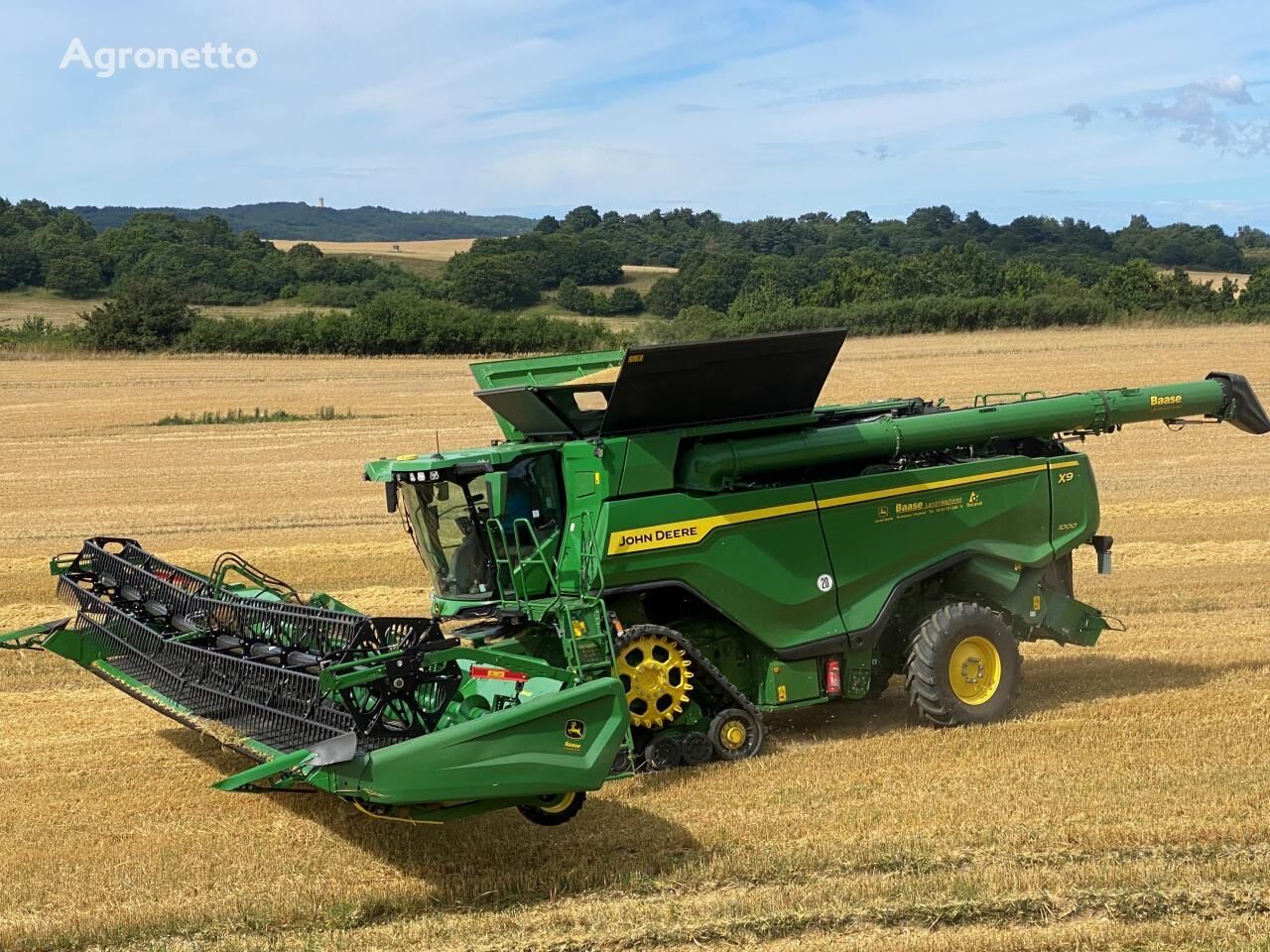 John Deere X9 1000 + HD40X 穀物収穫機