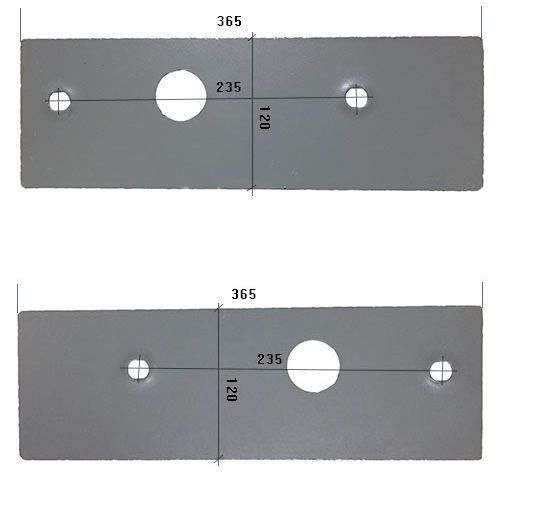 Sukov KV09/P3.9, KV09/L3.9  プラウのためのPłoza długa ランドサイドプレート